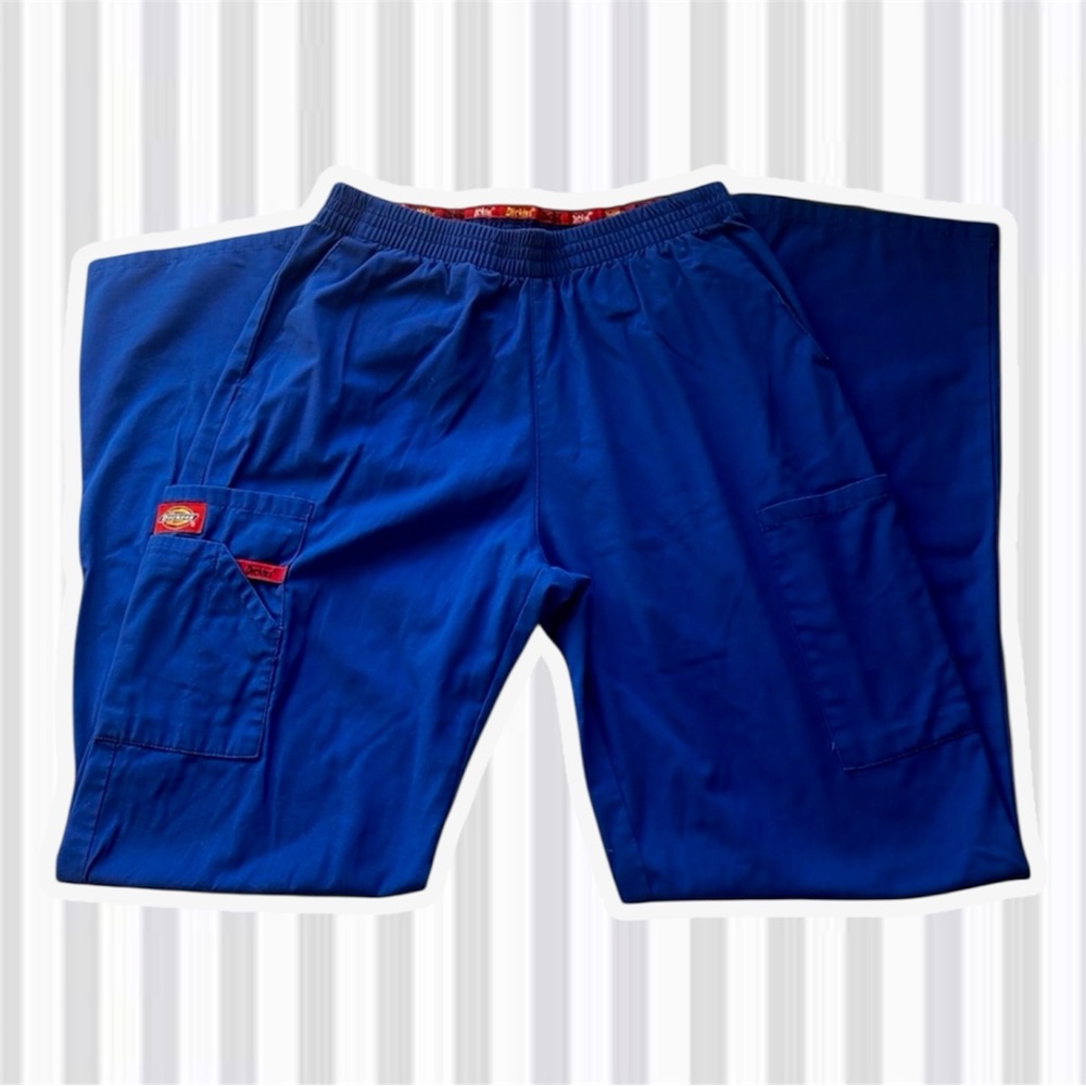 Blue dickes scrubs. Size small